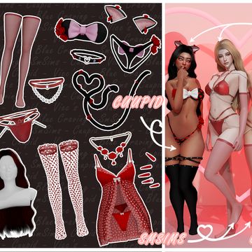 Valentine\'s Thrills Collab x SmSims x CUUPID x VICC\'S | Blue Craving on Patreon