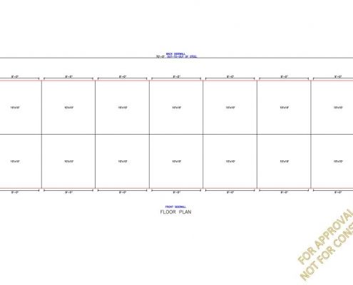 20x70 Self Storage Building
