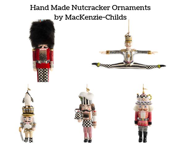 Hand Made Nutcracker Ornaments by MacKenzie-Childs Hand Made Nutcracker Ornaments by MacKenzie-Childs