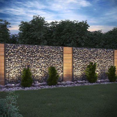 clôture gabion avec galets clôture gabion avec galets