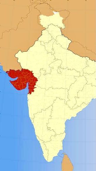 Gujarat map