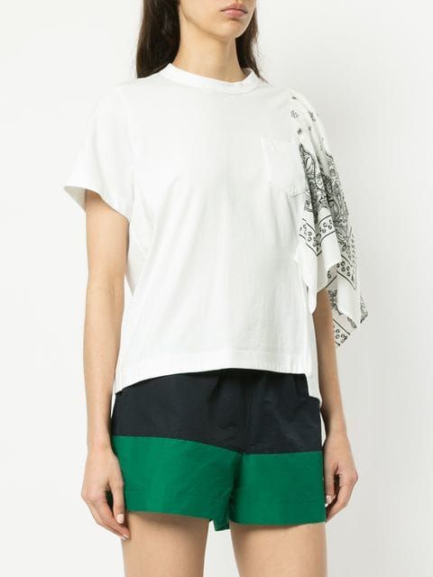 Sacai バンダナ Tシャツ Farfetch 티셔츠 Sacai バンダナ Tシャツ Farfetch 티셔츠