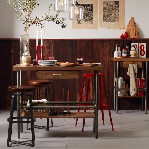 Industrial Kitchen Island West Elm Pictureframewainscotingideas Rustic Dining Room Industrial Kitchen Island West Elm, West Elm Kitchen Island