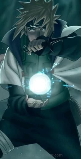 Minato Namikaze • Anime Live Wallpaper for Mobile Phone • Rasengan • Yellow Flash • Fourth Hokage • Naruto Shippuden