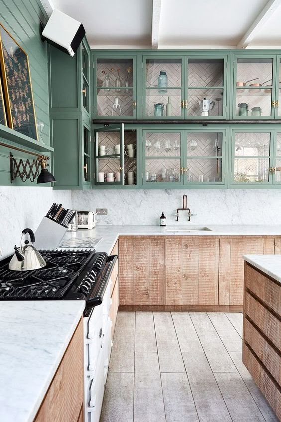 2020 interior decor trends, kitchen decor, kitchen cabinets, interior decor ideas, wooden kitchen, farmhouse kitchen #kitchen