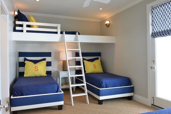 35 Habitaciones Para Tres Niños Habitación Para Tres Niños Habitaciones Infantiles Decoraciones De Interiores Dormitorios