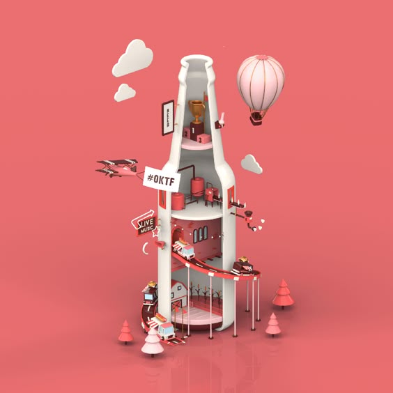 Oktuderfest - 3D Animation on Behance
