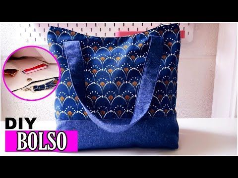 Cómo Hacer Un Bolso De Tela Fácil Con Forro Y Bolsillo Interior Patrones Gratis Bols Hacer Un Bolso Bolso De Tela Como Hacer Bolsos
