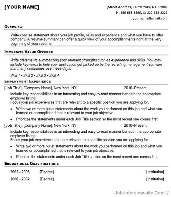 Copy And Paste Resume Template - wwwvalery-novoselskyorg - copy a resume Copy And Paste Resume Template - wwwvalery-novoselskyorg - copy a resume