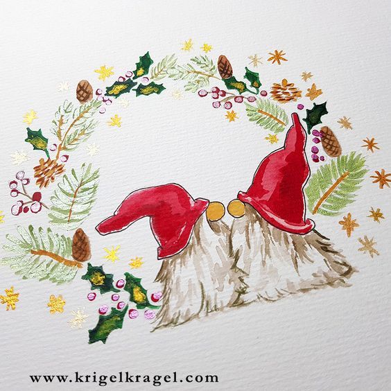 Malanleitung Elfen Selber In Aquarell Malen Mit Freebie Hier