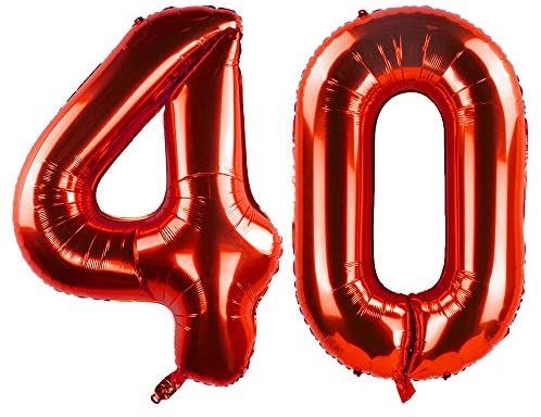 40 Inch Jumbo Red Foil Mylar Number Balloons for Boy Girl 14 th Birthday Party Decorations 41 Years Old Anniversary Party Supplies Photo Shootings Props Red 14 40 Inch Jumbo Red Foil Mylar Number Balloons for Boy Girl 14 th Birthday Party Decorations 41 Years Old Anniversary Party Supplies Photo Shootings Props Red 14