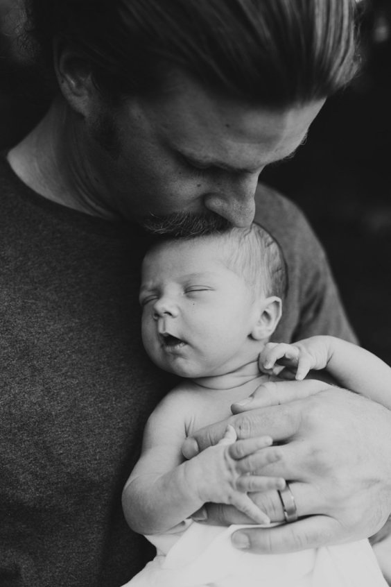 Father and Daughter | Newborn Baby Photography