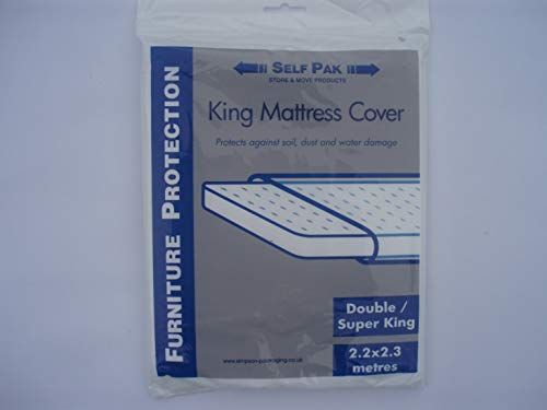 Heavy Duty 300gm 5ft King Size Mattress Bag Storage Polythene Cover Best Value 754220345907 Ebay In 2021 Super King Size Mattress King Size Mattress Childrens Toy Storage