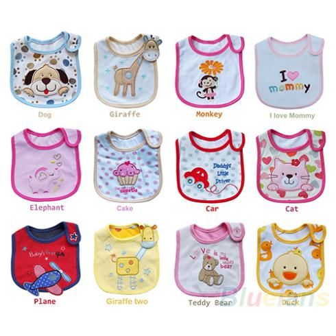Baby Newborn Cozy Cute Lunch Bibs Infant Kid Cartoon Saliva Towel Waterproof Bib Baby Newborn Cozy Cute Lunch Bibs Infant Kid Cartoon Saliva Towel Waterproof Bib