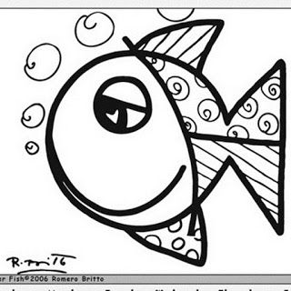 Desenhos De Obras De Romero Britto Para Pintar Colorir Imprimir Romero Britto Moldes E Riscos De Telas Romero Britto Obras De Romero Britto Romero Brito