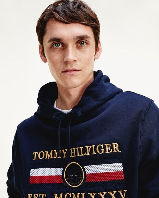 Sudadera De Hombre Azul Marino Con Capucha Sudaderas Hombre Sudadera Tommy Hilfiger Capuchas