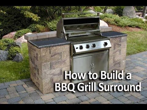 How To Build A Bbq Grilling Station Or Grill Surround Outdoor Kitchen Plans Area Outdoor Kitchen Plans Grill, How To Build Grill Surround