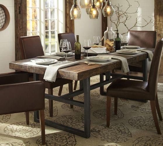 Love The Table Top Finish Reclaimed Wood Dining Room Reclaimed Wood Dining Table, Best Finish For Reclaimed Wood Dining Table