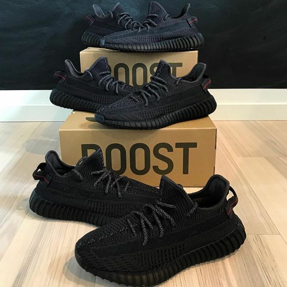 yeezy shoes womens black