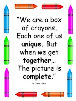 Back To School Activities For The Crayon Box That Talked | School activities, Kids poems, Poems about school