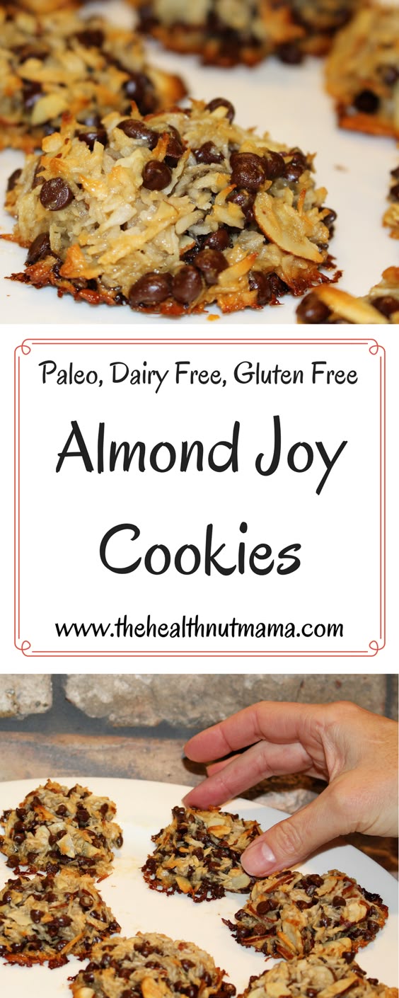Paleo Almond Joy Cookies
