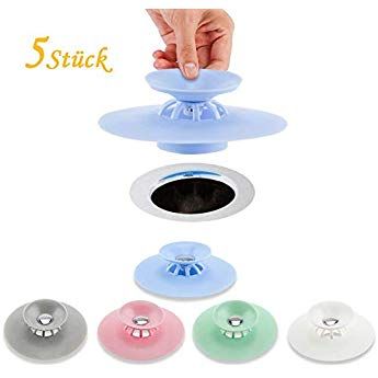 BESTOMZ Silikon Abflussstopfen Sp/ülbecken St/öpsel f/ür K/üche Bad Waschbecken