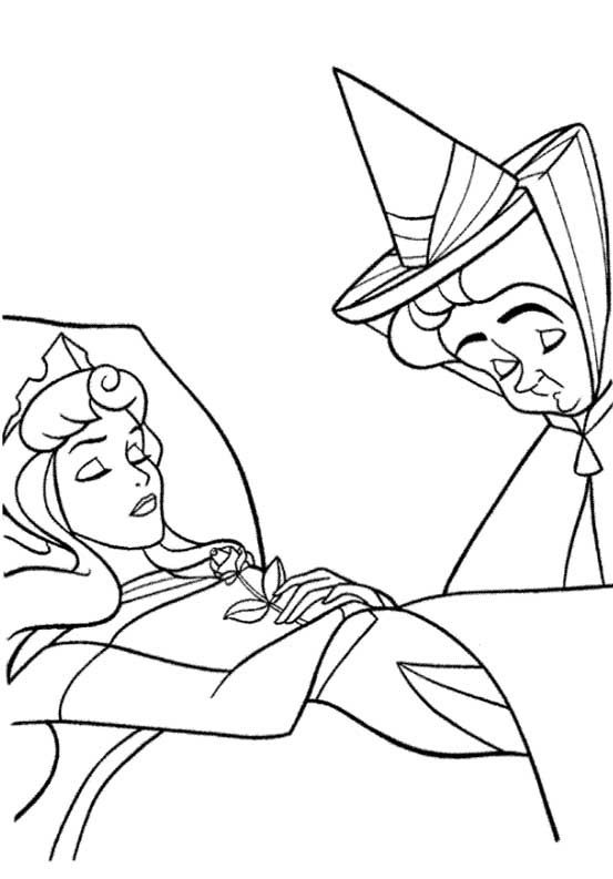 Desenhos Do A Bela Adormecida Para Colorir Com Imagens Paginas