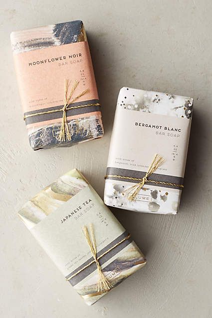 I think these labels make the product look very natural and elegant. I really like the font choice used for the text - soap