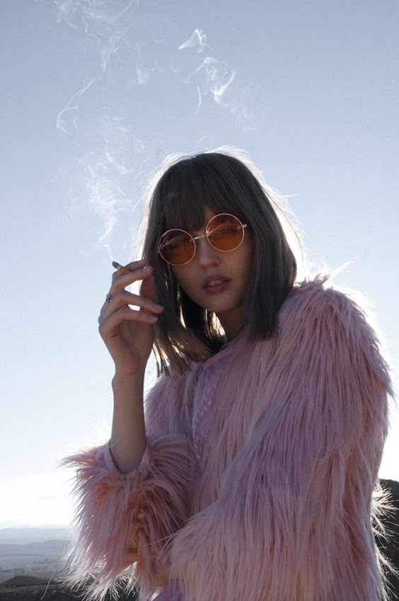 Make me Blush :: Moody Vibes :: Satin + Fur :: See more Pink Fashion Photography + Style Inspiration