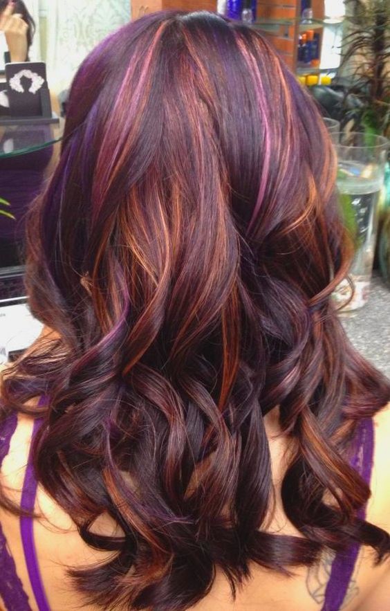 red hair highlights