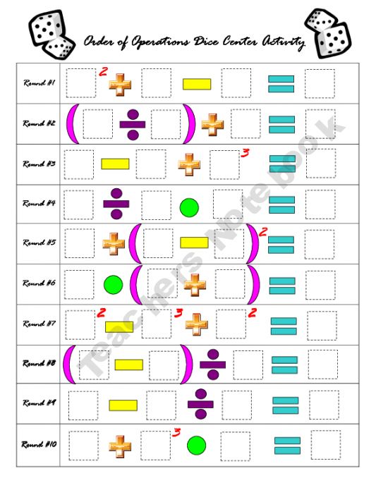7 best Math-Order of Operations images on Pinterest Teaching - order of operations worksheet 7 best Math-Order of Operations images on Pinterest Teaching - order of operations worksheet