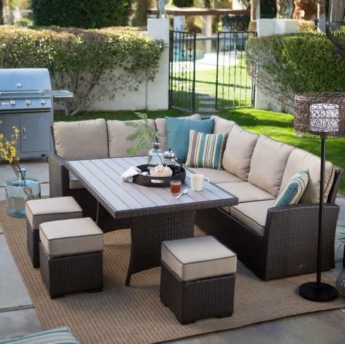 2018 Factory Direct Outdoor Living Furniture All Weather Wicker Sofa Sectional Patio Dining Set In 2021 Decor Outdoor Living Furniture Patio, Factory Direct Patio Tables