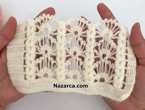 Asilzade Tig Isi Yelek Modeli Kadin Yelek Nazarca Com Tig Isleri Krose Baby Knitting Patterns