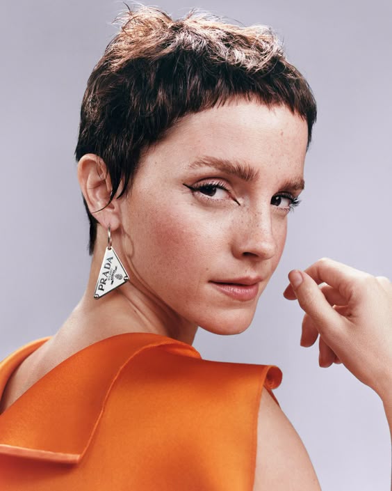 Emma Watson Returns to Her Pixie Cut Past in New Prada Fragrance Campaign