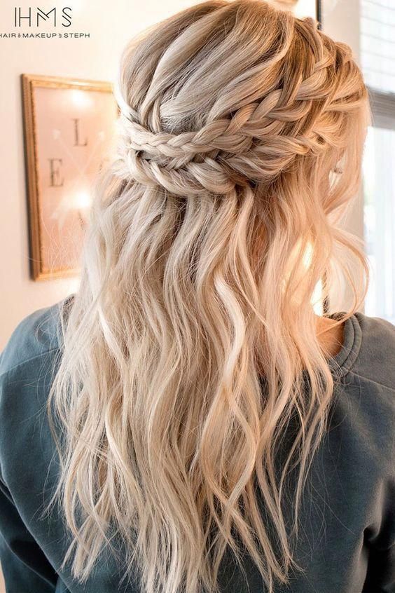 These Prom Hairstyles Half Up Half Down Truly Are Stylish Promhairstyleshalfup Updos For Medium Length Hair Up Dos For Medium Hair Medium Length Hair Styles