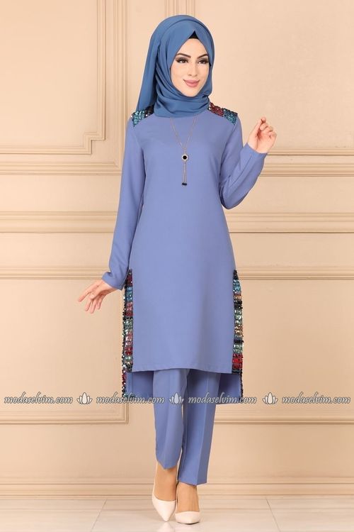 Modaselvim Kombin Pul Payetli Tesettur Takim Pl921 Mavi Stylish Letters Fashion Stylish Modaselvim Kombin Pul Payetli Tesettur Takim Pl921 Mavi Stylish Letters Fashion Stylish