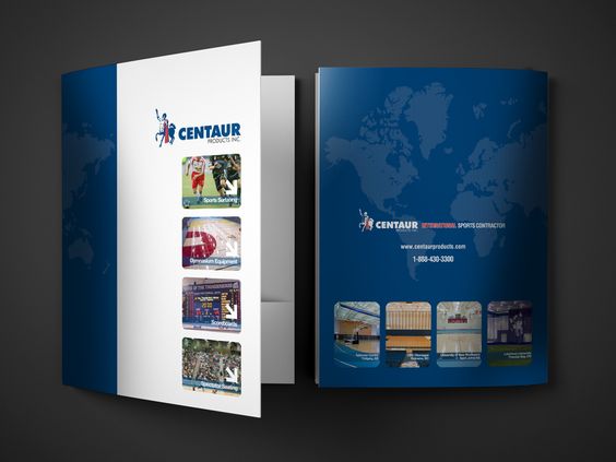 Presentation folder design for sports contracting company Print - resume presentation folder Presentation folder design for sports contracting company Print - resume presentation folder
