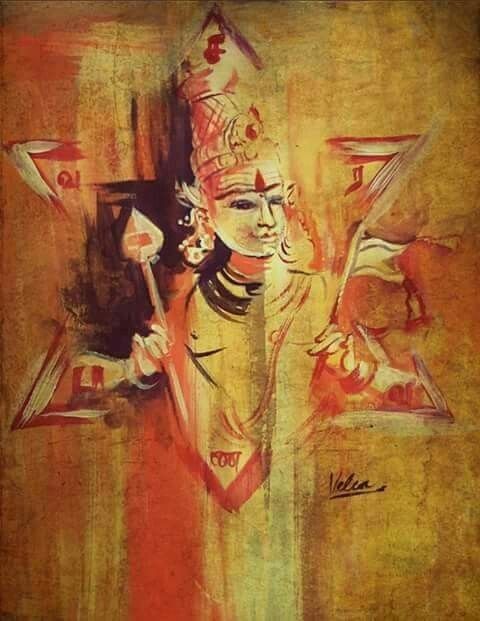 Lord Karthikeyan known as MURUGAN son of lord Shiva. is known for God of War. He is worshipped by Tamil people✡️🕉️