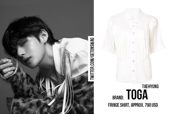 TAEHYUNG #BTS 180509 #BTS #방탄소년단 #LOVE_YOURSELF 轉 'Tear' Concept Photo O version #TAEHYUNG #태형 #V TOGA fringe white shirtpic.twitter.com/yVtFbUxPWl