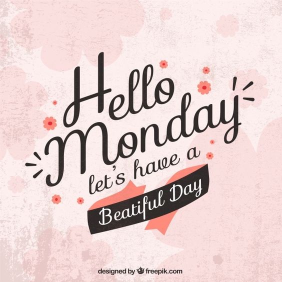 Free Vector | Monday watercolor vintage lettering