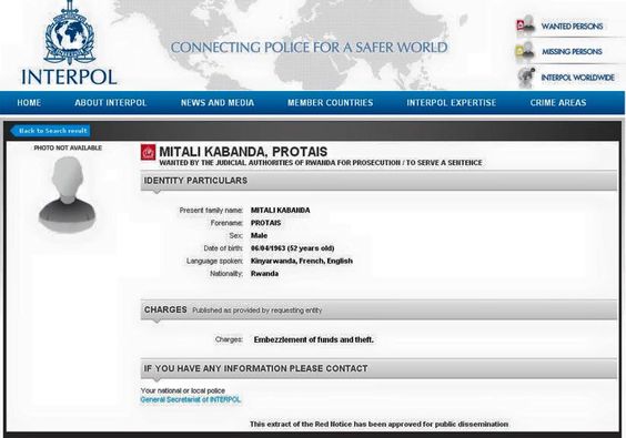 Protais Mitali on Interpol wanted list IGIHE Pinterest - areas of expertise list Protais Mitali on Interpol wanted list IGIHE Pinterest - areas of expertise list