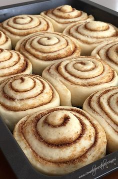 Cinnamon Rolls Thermomix Roles De Canela Receta Recetas Dulces Con Hojaldre Bollos De Canela