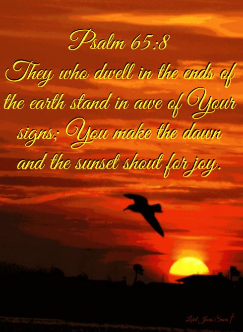 Psalm 65:8