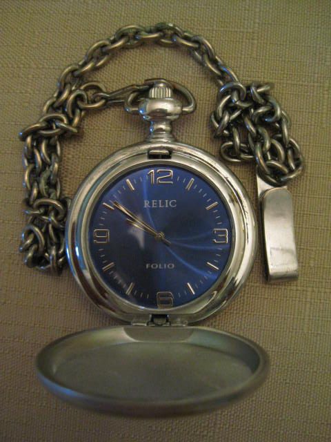 Blue face 2024 pocket watch