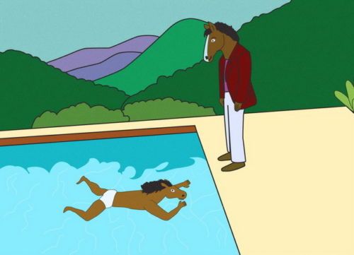 051 BoJack Horseman Animated Sitcom Raphael Bob-Waksberg 33/"x24/" Poster