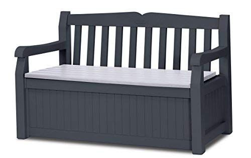 Keter Eden Garden Bench And Cushion Box 265 L Generators - Keter Eden Garden Bench And Cushion Box Grey Keter Eden Garden Bench And Cushion Box 265 L Generators - Keter Eden Garden Bench And Cushion Box Grey