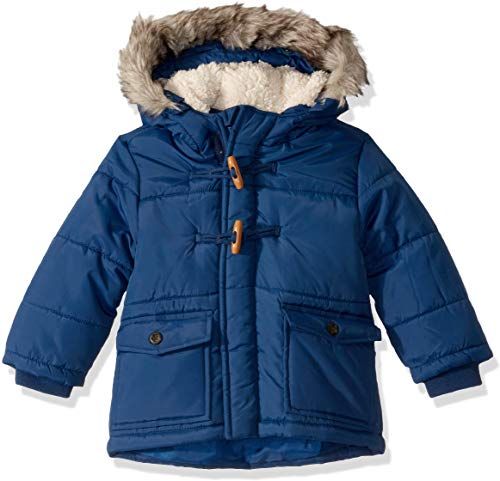 SOLOCOTE Boys Waterproof Jacket Heavy Hooded Wadded Winter Coat