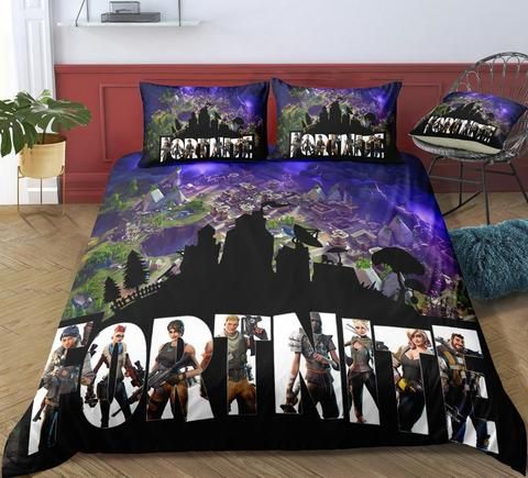 The Original Fortnite Bedding Duvet Cover Sets In 2020 Duvet