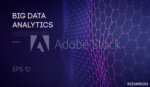 Big Data Business Inteligence Technology Background Binary Code
