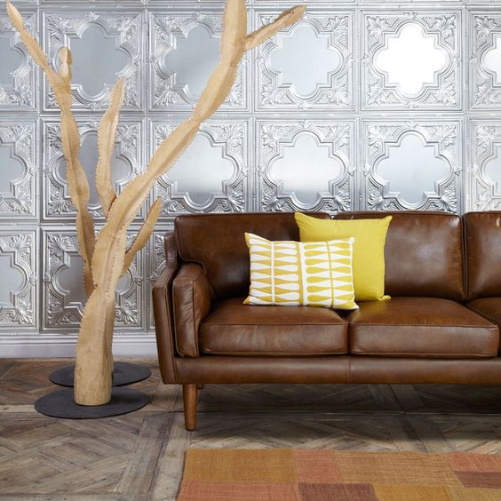 Trang trí phòng khách đẹp chuẩn phong thủy với sofa da tphcm